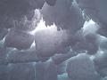 Stalagtites inside igloo